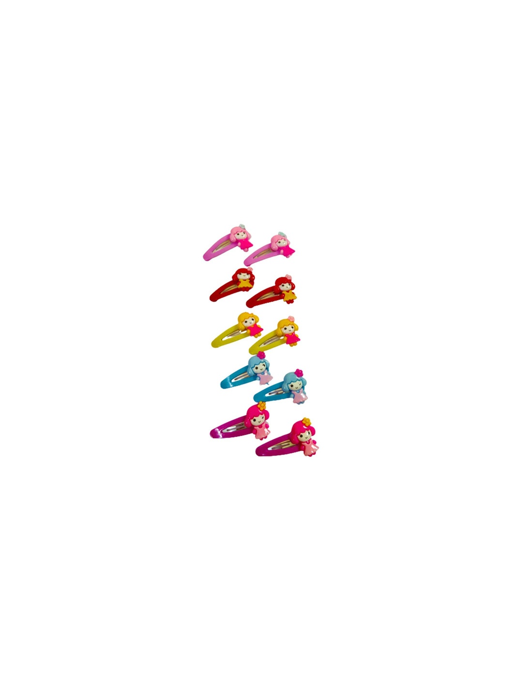 

LYTIX Girls Set Of 10 Tic Tac Hair Clip, Multi