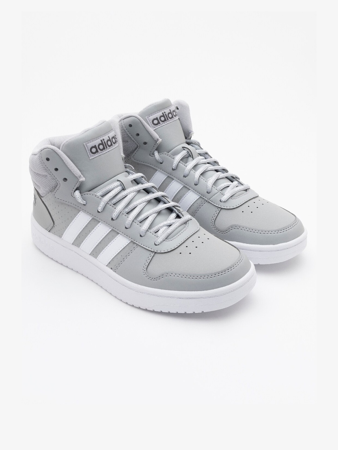 

ADIDAS Men HOOPS 2.0 MID Basketball Shoes, Grey