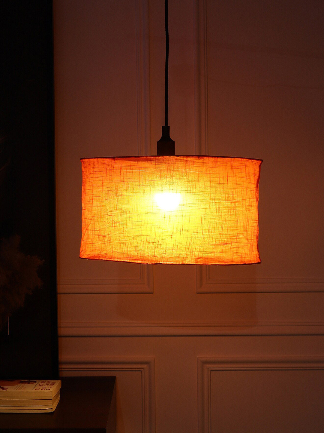 

SANDED EDGE Orange Cylinder Acrylic Ceiling Lamps