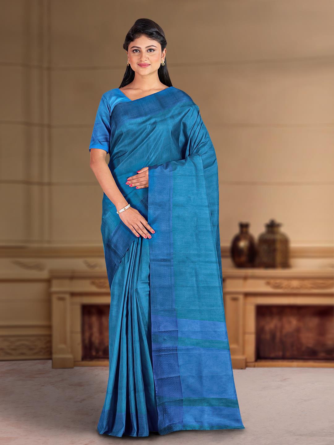 

Kalamandir Woven Design Festive Saree, Blue