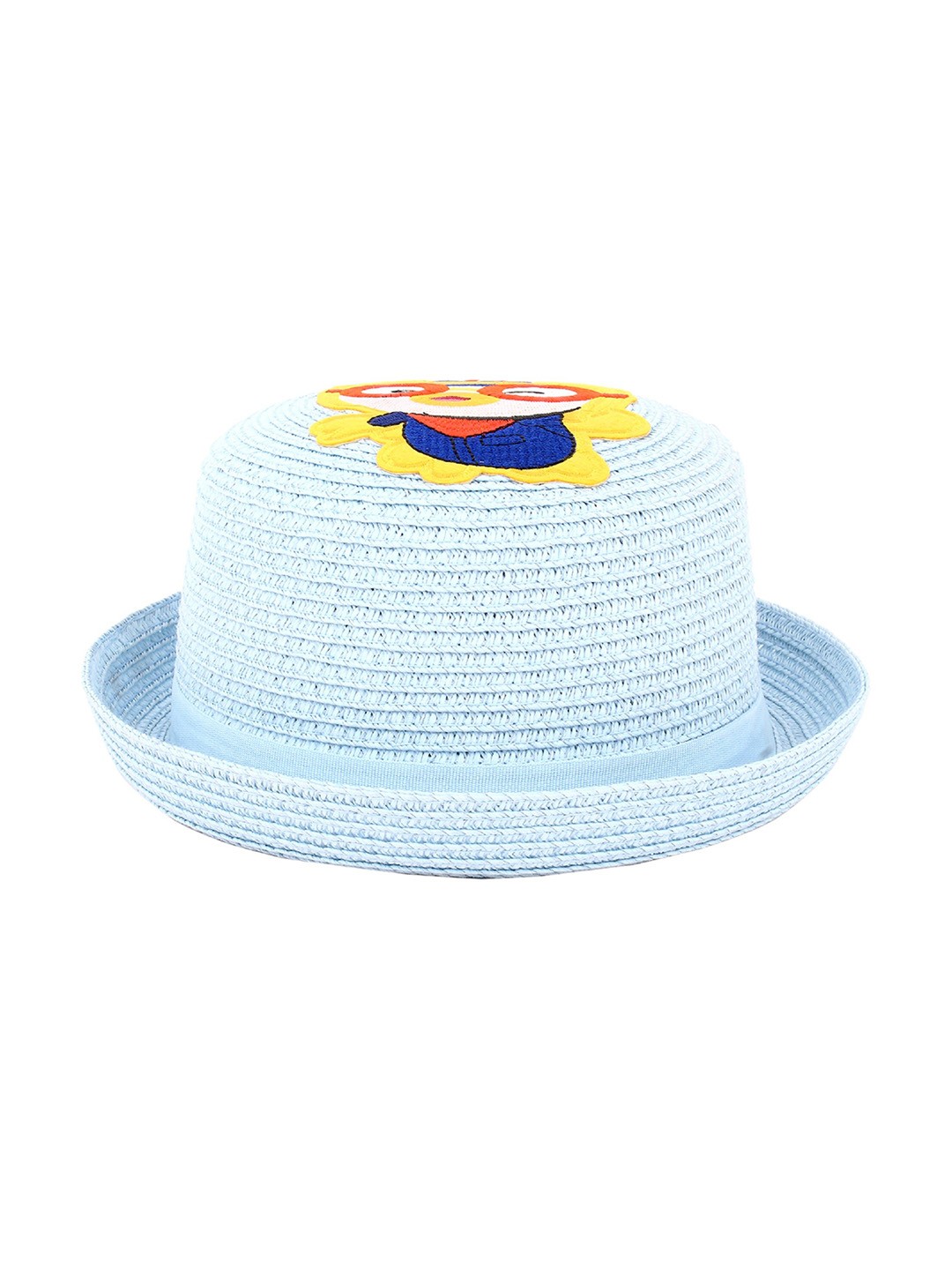 

Zacharias Kids Printed Cotton Straw Hat, Blue
