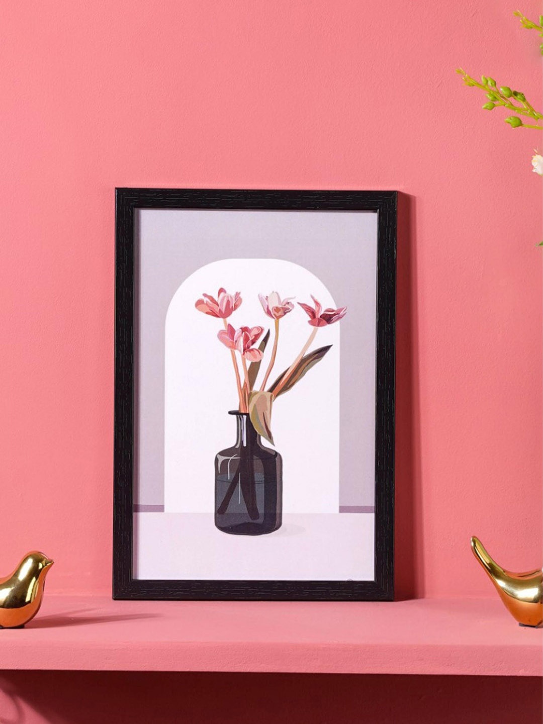 

Nestasia Purple & Black Flower In Vase Framed Wall Art