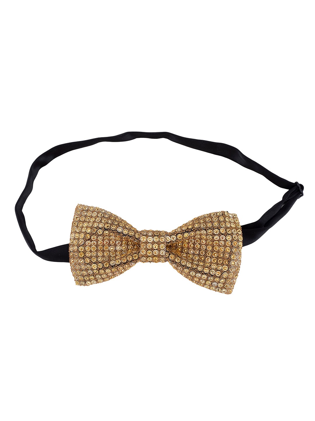 

Alvaro Castagnino Men Embellished Bow Tie, Gold