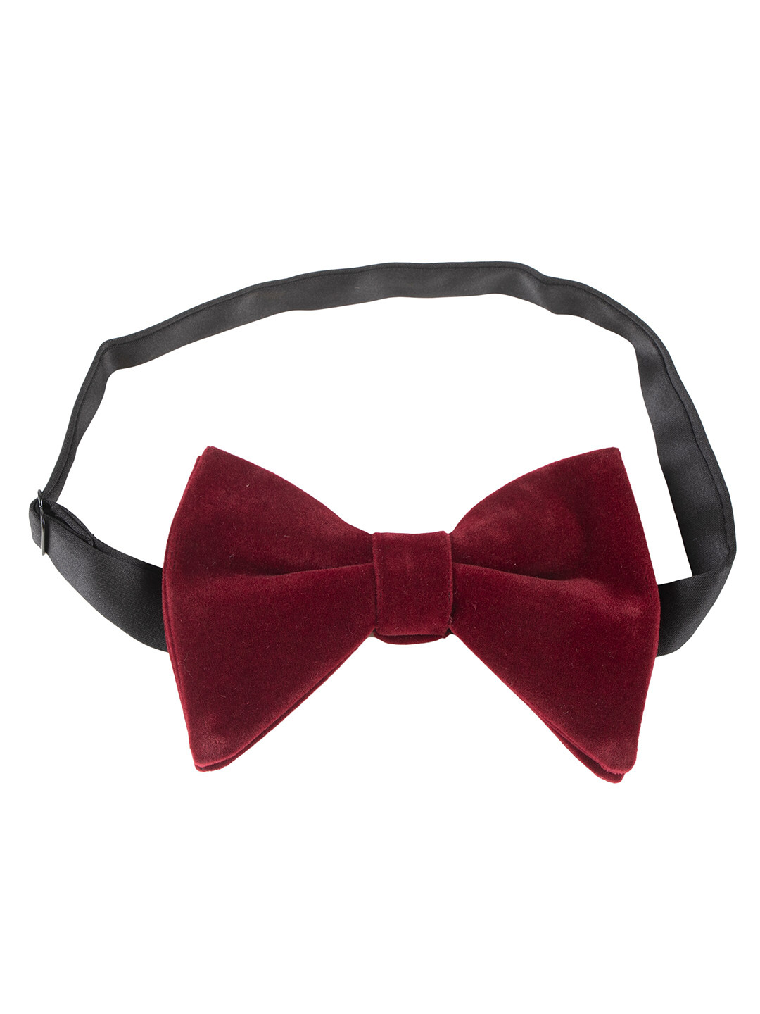 

Alvaro Castagnino Men Velvet Bow Tie, Maroon