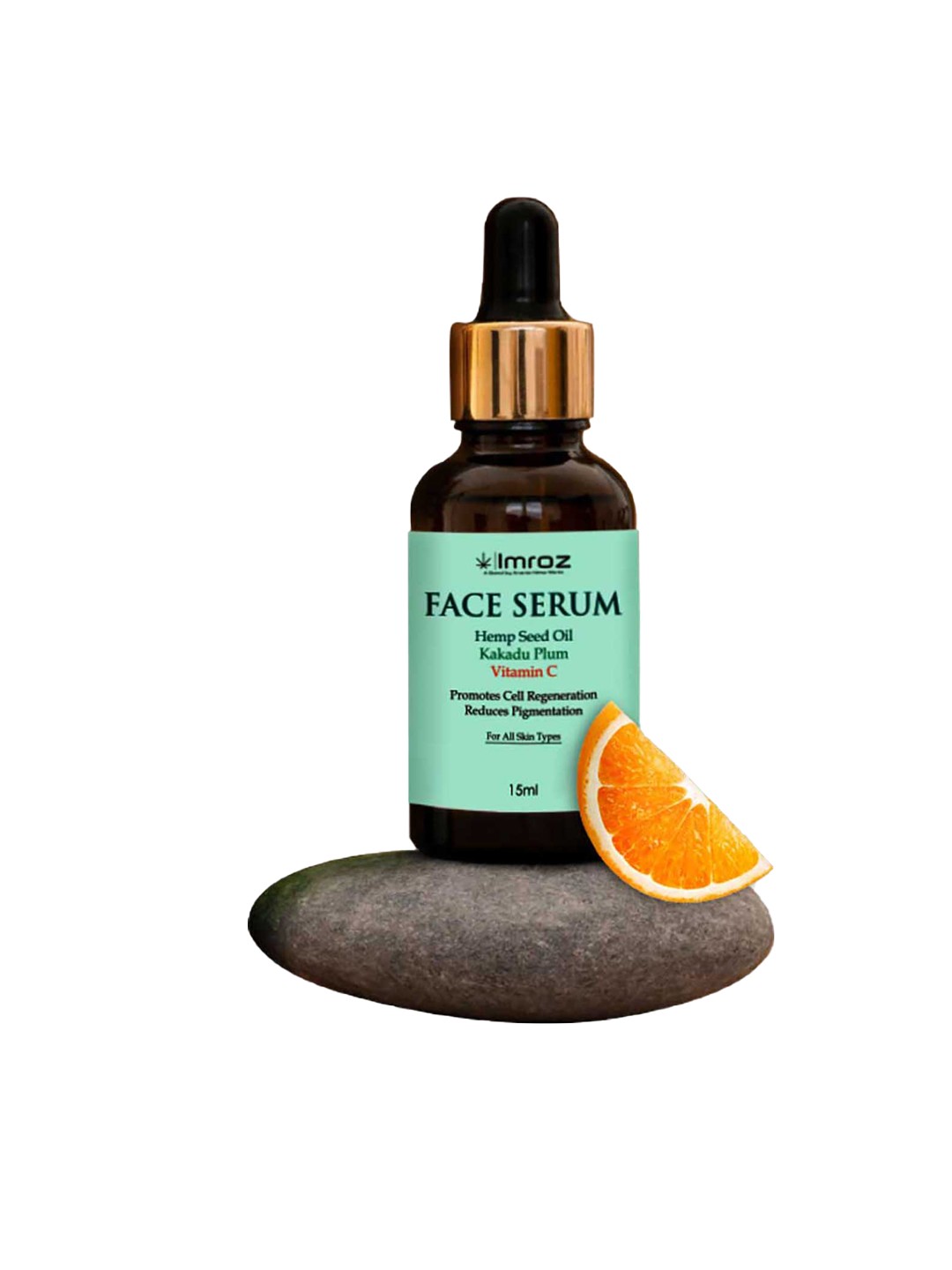 

ANANTA HEMP WORKS Imroz Face Serum with Hemp Seed Oil & Kakadu Plum - 15ml, Brown