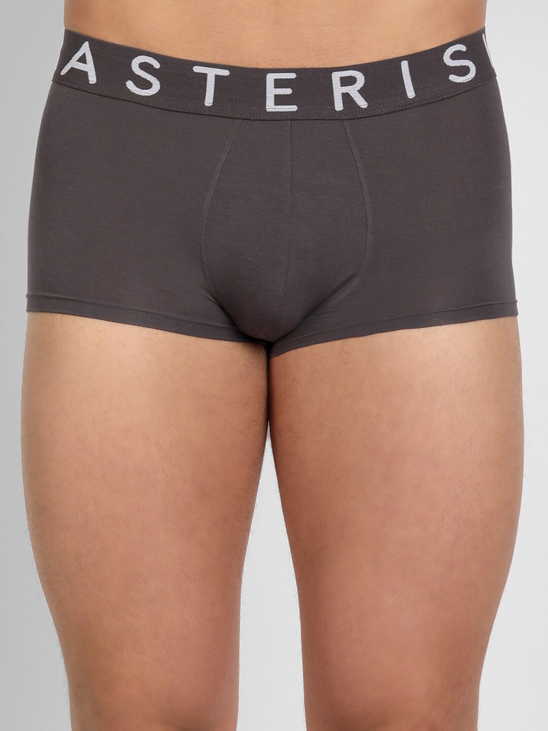 

Asterisk Men Solid Antimicrobial Micro Modal Trunk MTR-MGY-XS-04, Grey