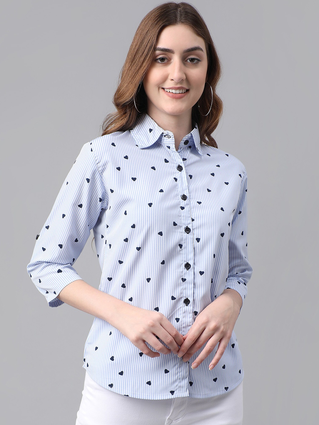 

BAESD Women Multicoloured Comfort Opaque Printed Casual Shirt, Multi
