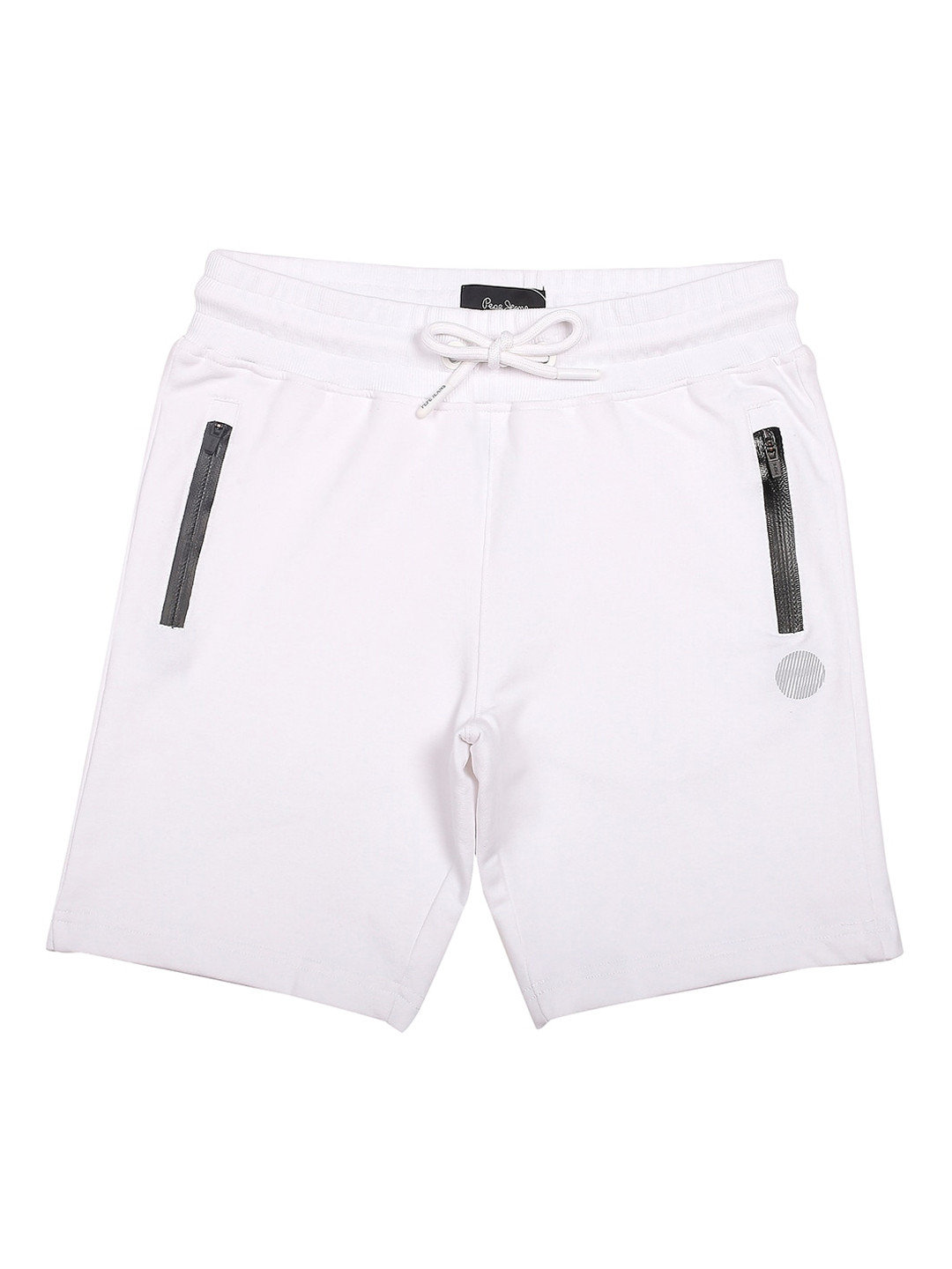 

Pepe Jeans Boys Mid-Rise Cotton Shorts, White