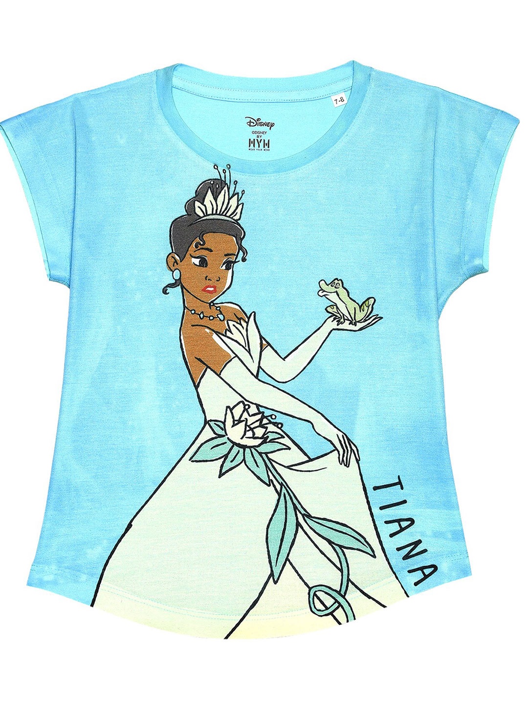 

Wear Your Mind Blue Print Extended Sleeves Top