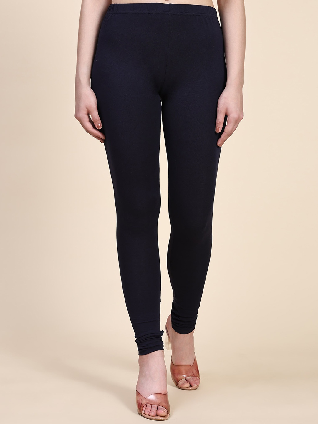

Outflits Women Churidar-Length Leggings, Navy blue