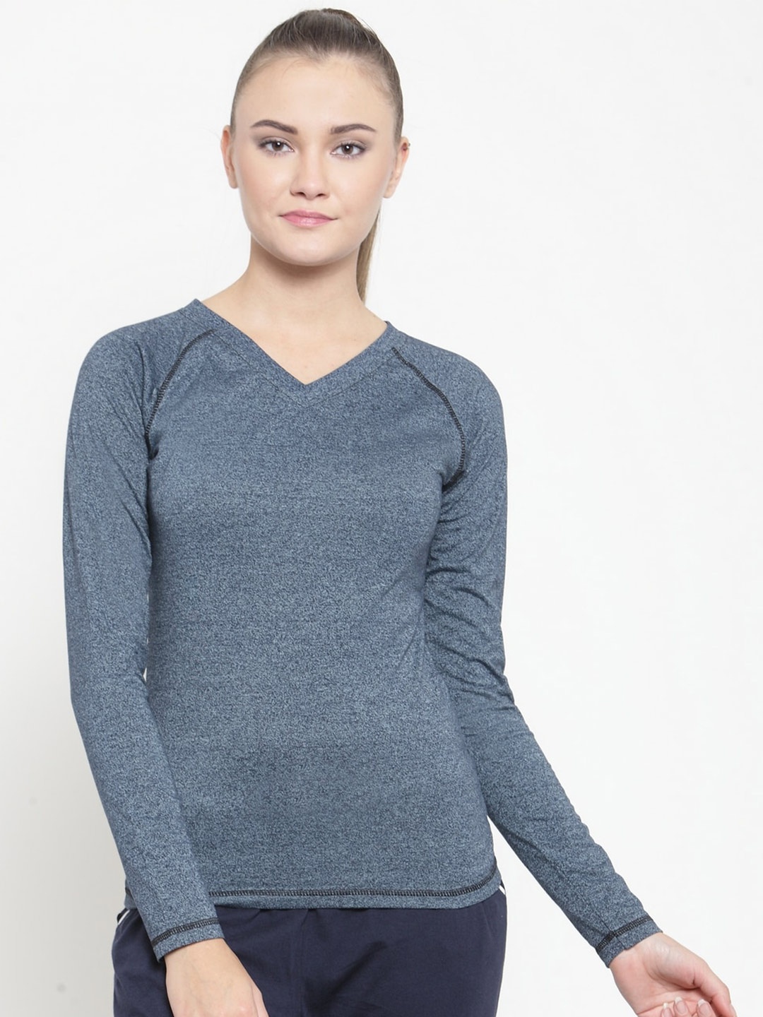 

Boston Club V-Neck Raglan Sleeves Dri-FIT Sports T-shirt, Blue