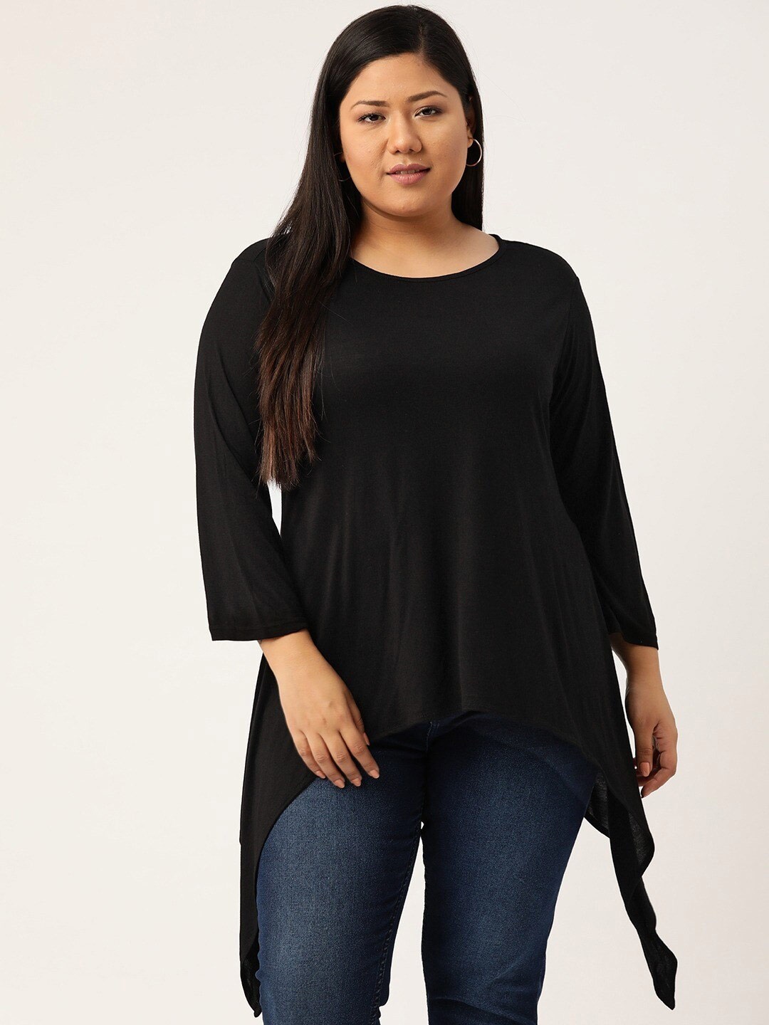 

theRebelinme Black High-Low Top