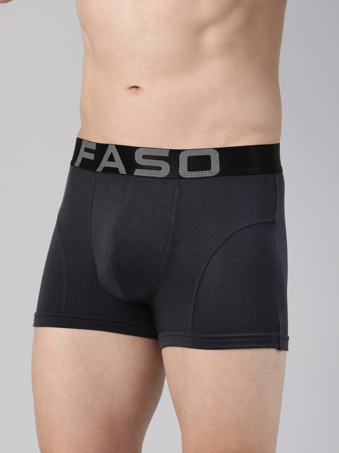 

FASO Men Modal Cotton Trunk FA3017-BLUEGRAPHITE, Blue