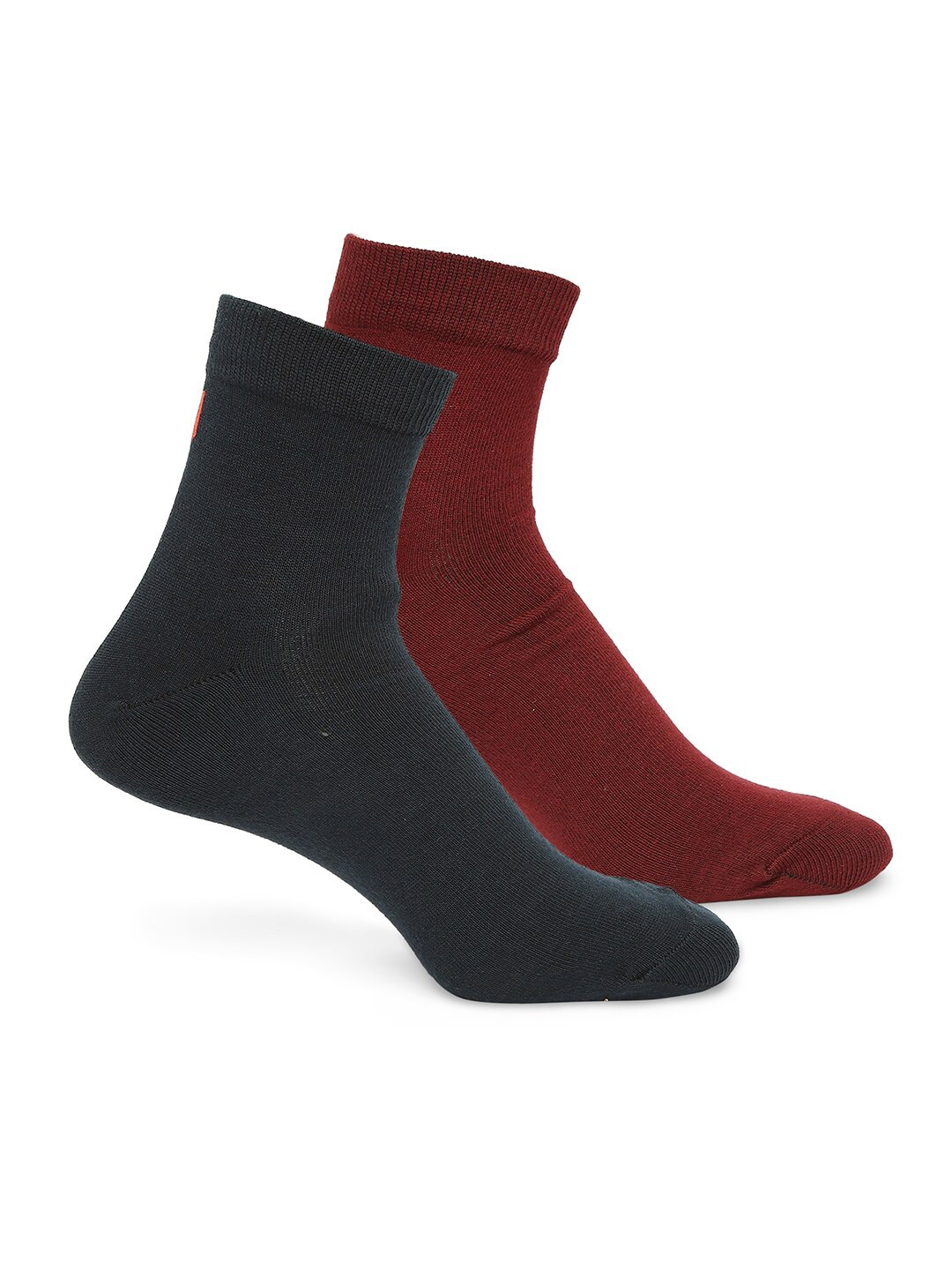 

Underjeans by Spykar Men Pack Of 2 Cotton Ankle Length Socks, Navy blue