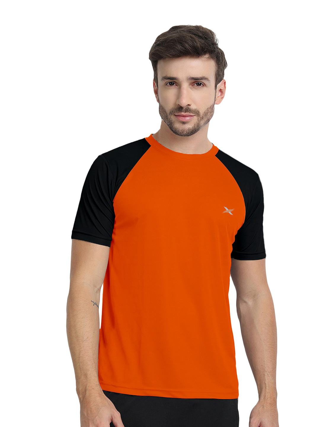 

FTX Round Neck Raglan Sleeves T-Shirt, Orange