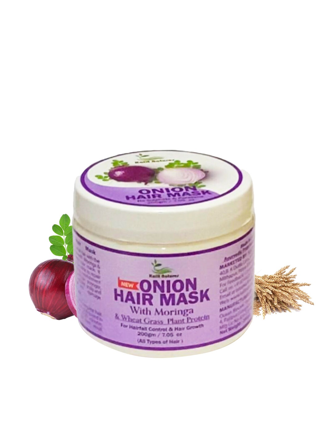 

Kalit Natures Set of 2 Onion Hair Mask with Moringa - 200g Each, Red