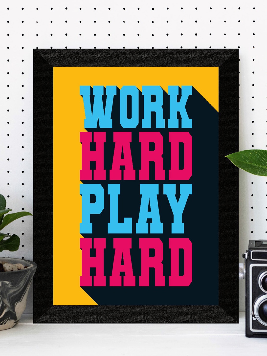 

SAF Black & Pink Motivational Quotes Premium MDF Framed Wall Art