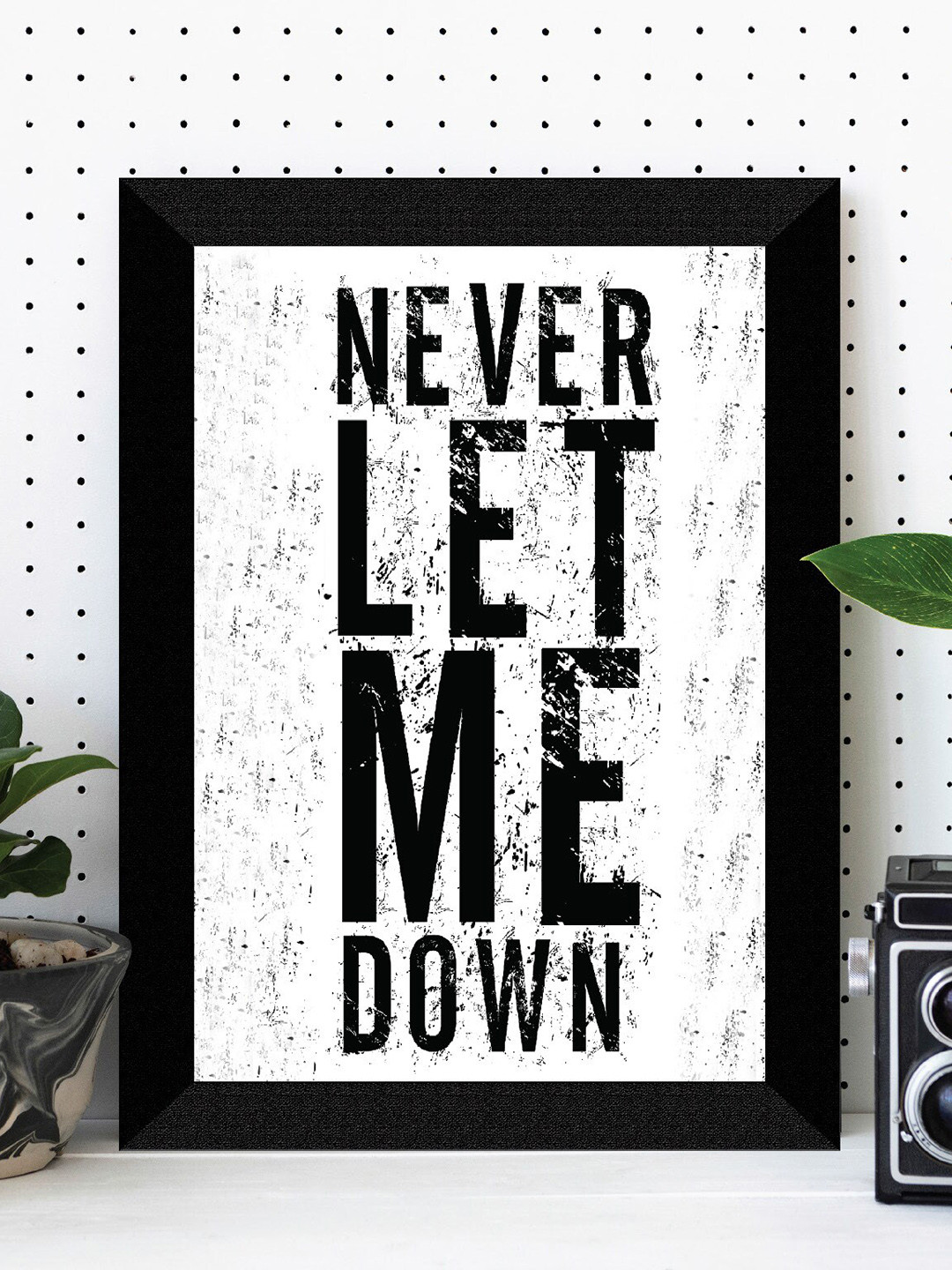 

SAF Black & White Motivational Quotes UV Textured Framed Wall Art