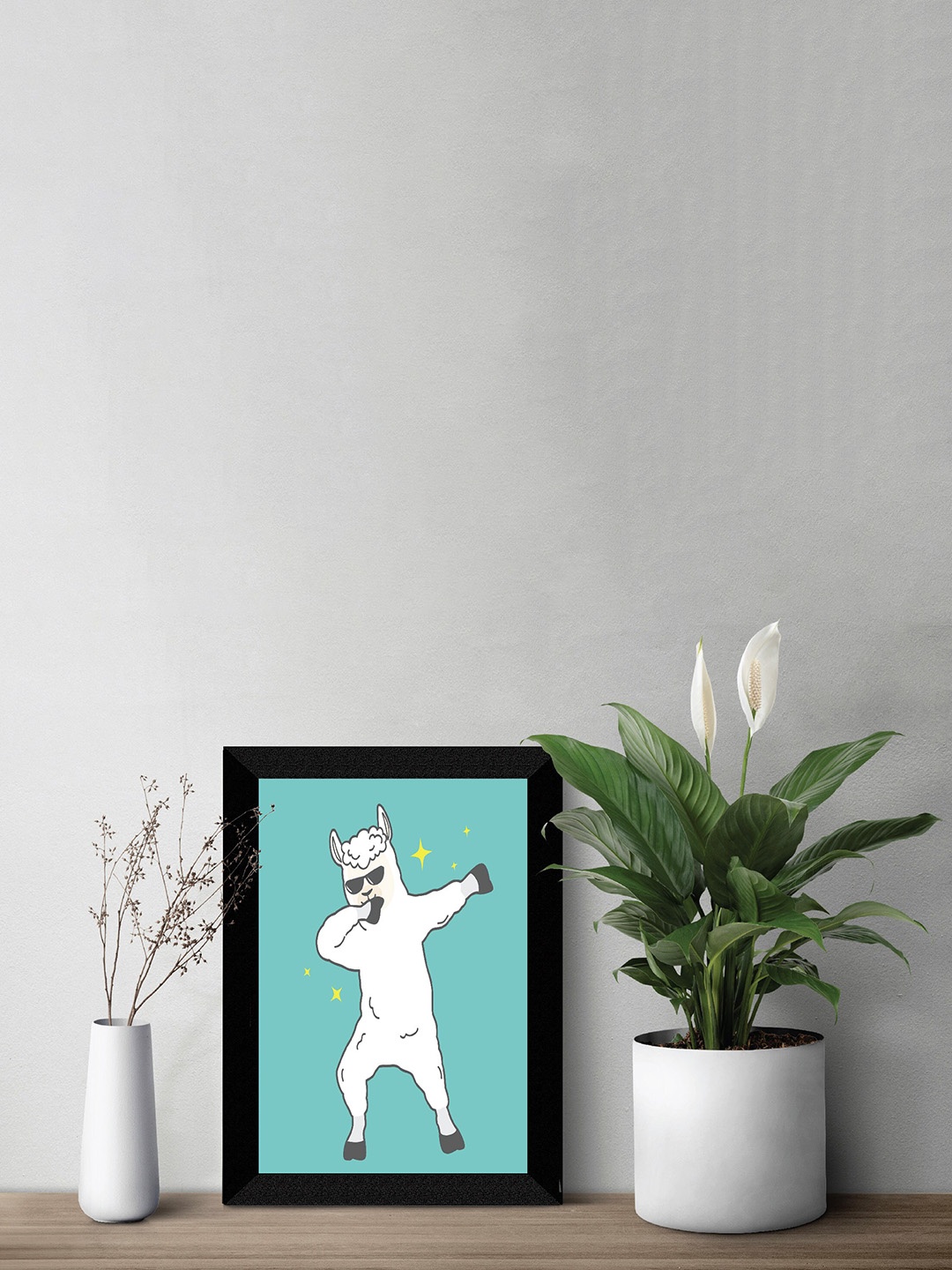 

SAF Kids Blue & White Painted Framed Wall Art