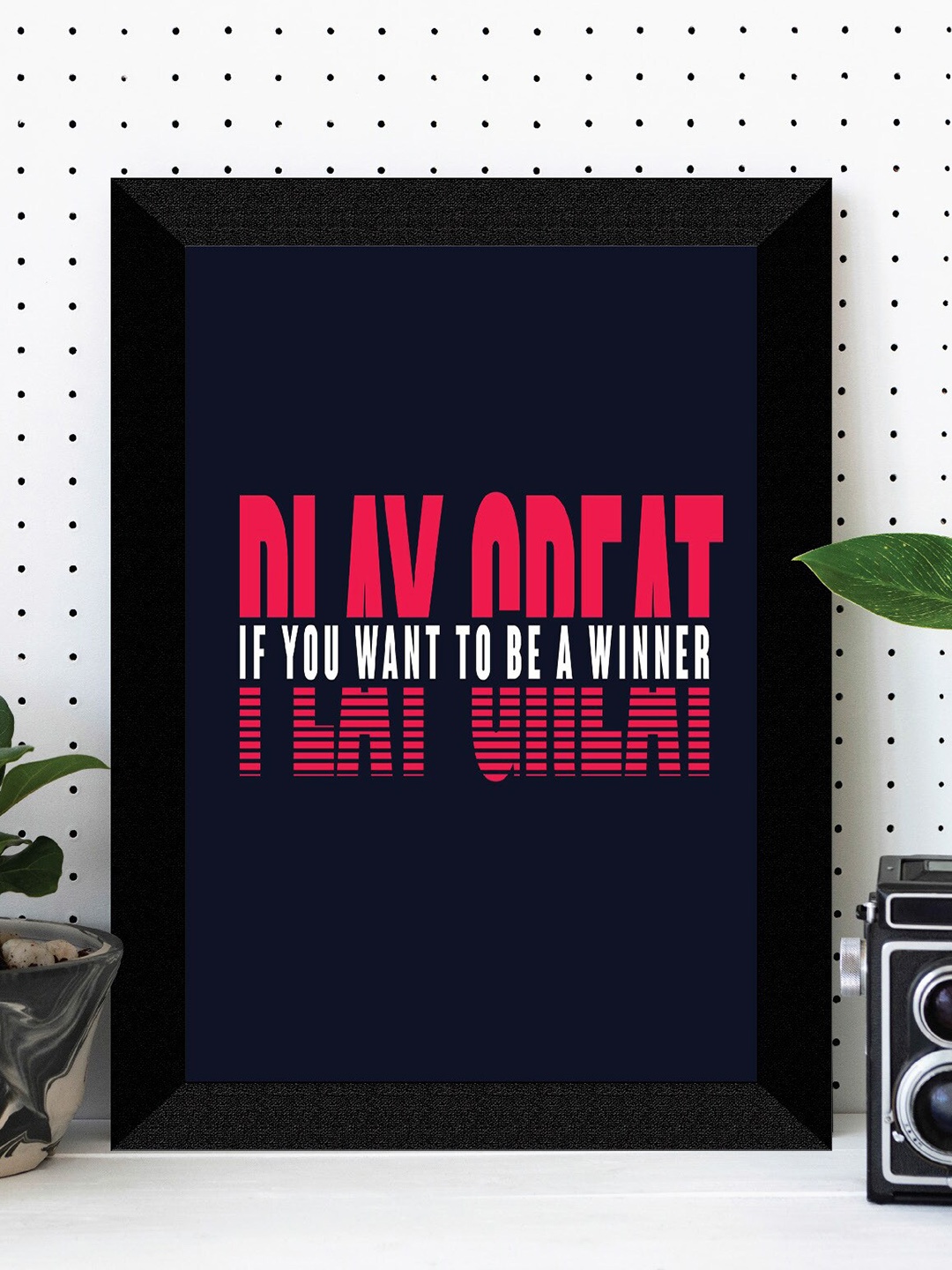 

SAF Blue & Pink Motivational Printed Premium MDF Framed UV Textured Wall Art