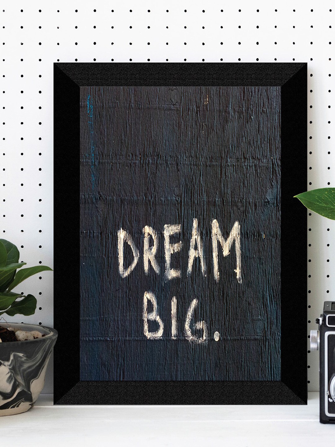 

SAF Black & Blue Motivational Quotes UV Textured Framed Wall Art