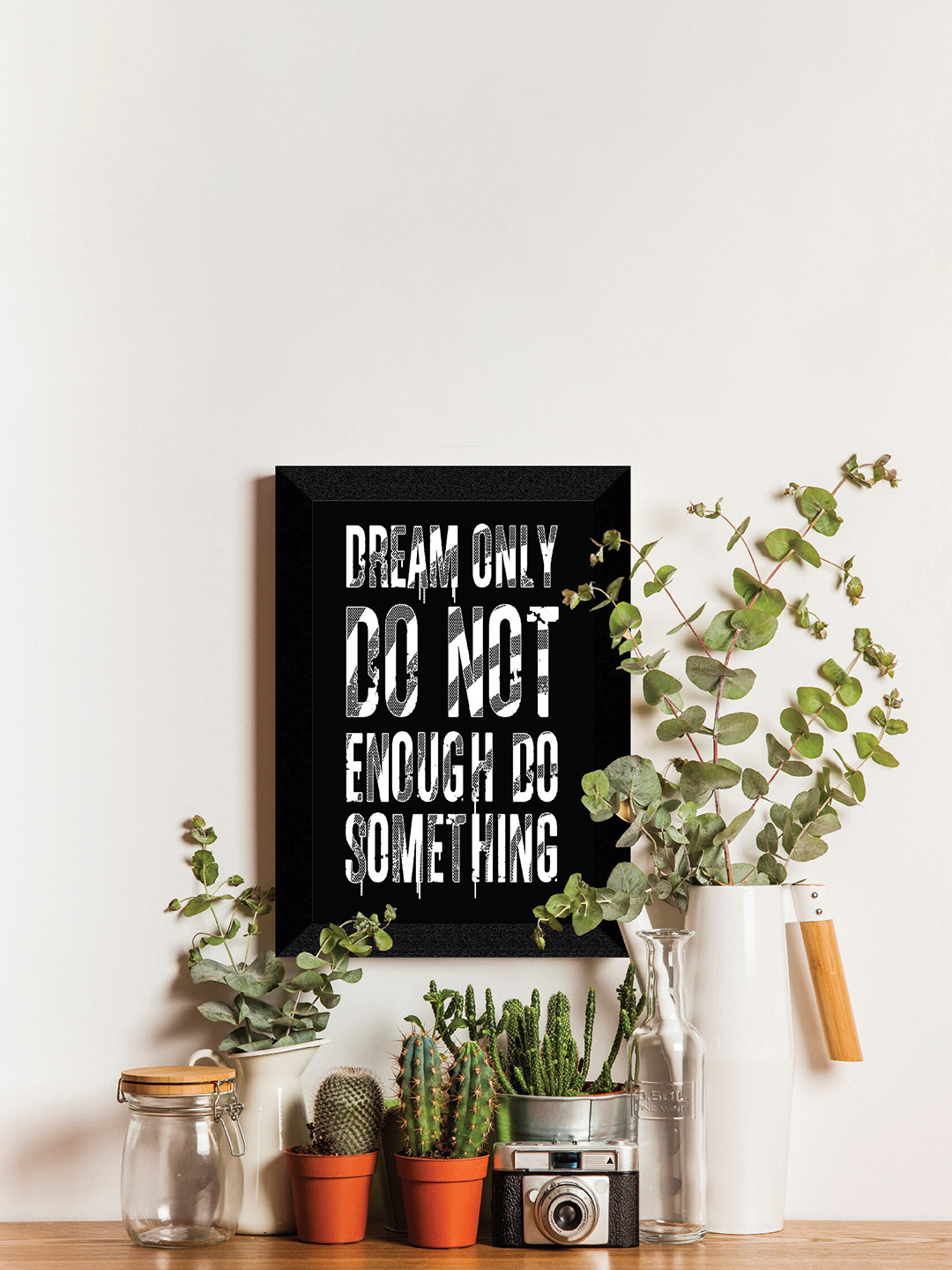 

SAF Black & White Motivational Quotes UV Textured Framed Wall Art