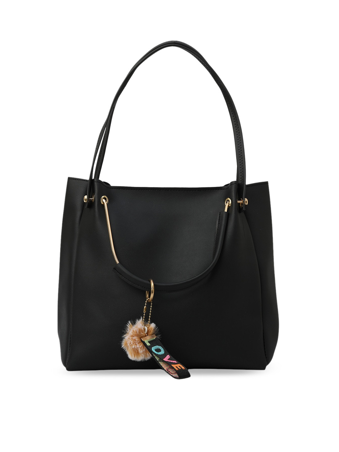 

gaura pakhi Structured Shoulder Bag, Black