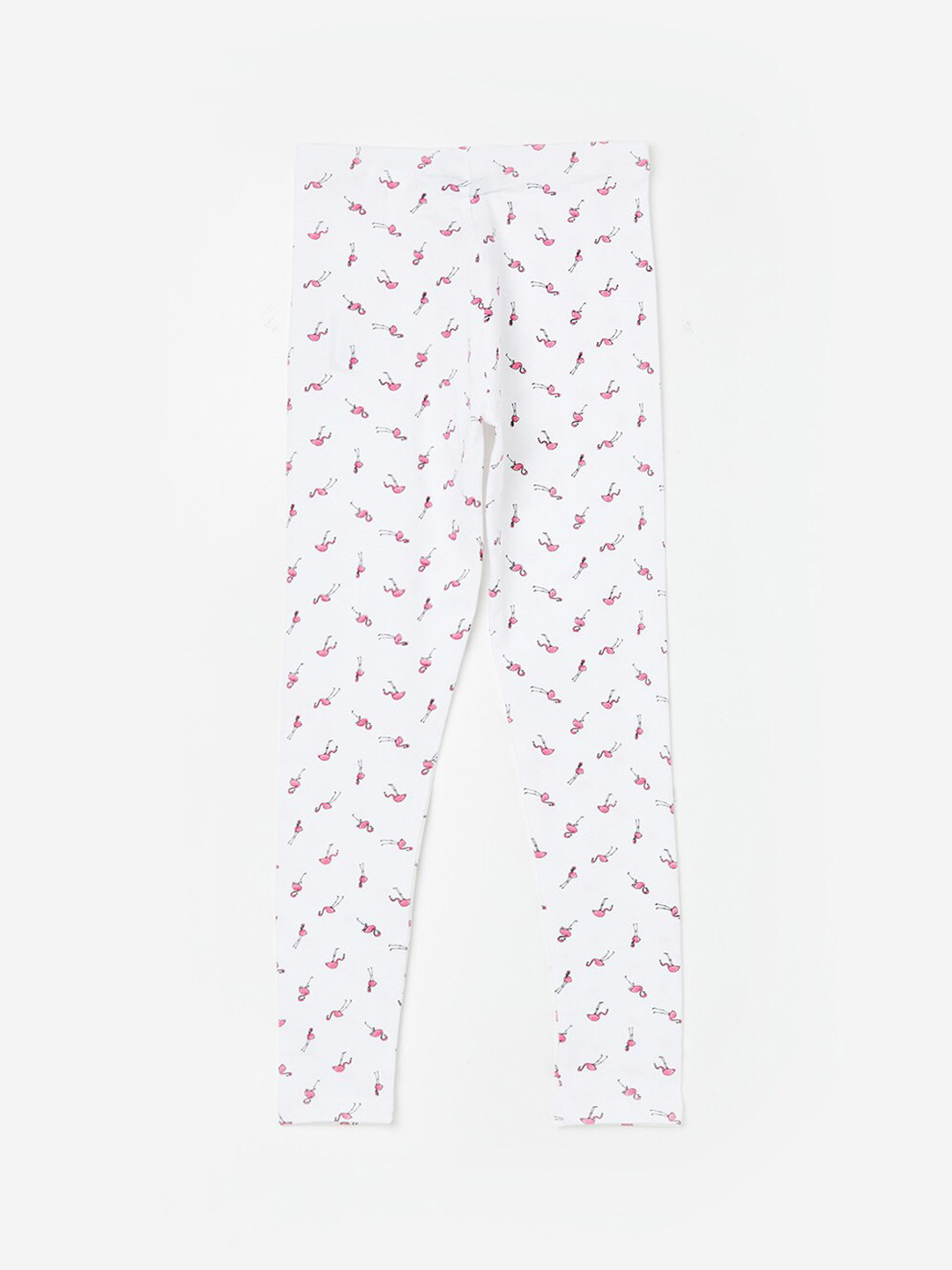 

Fame Forever by Lifestyle Girls Printed Ankle-Length Leggings, White