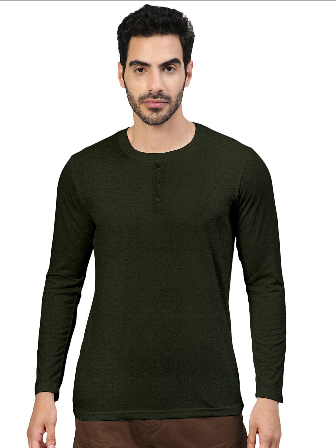 

FTX Round Neck Long Sleeves T-Shirt, Olive