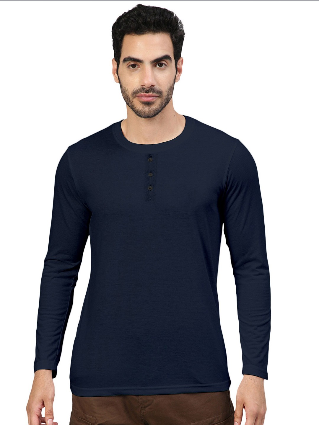 

FTX Round Neck Long Sleeves T-shirt, Navy blue
