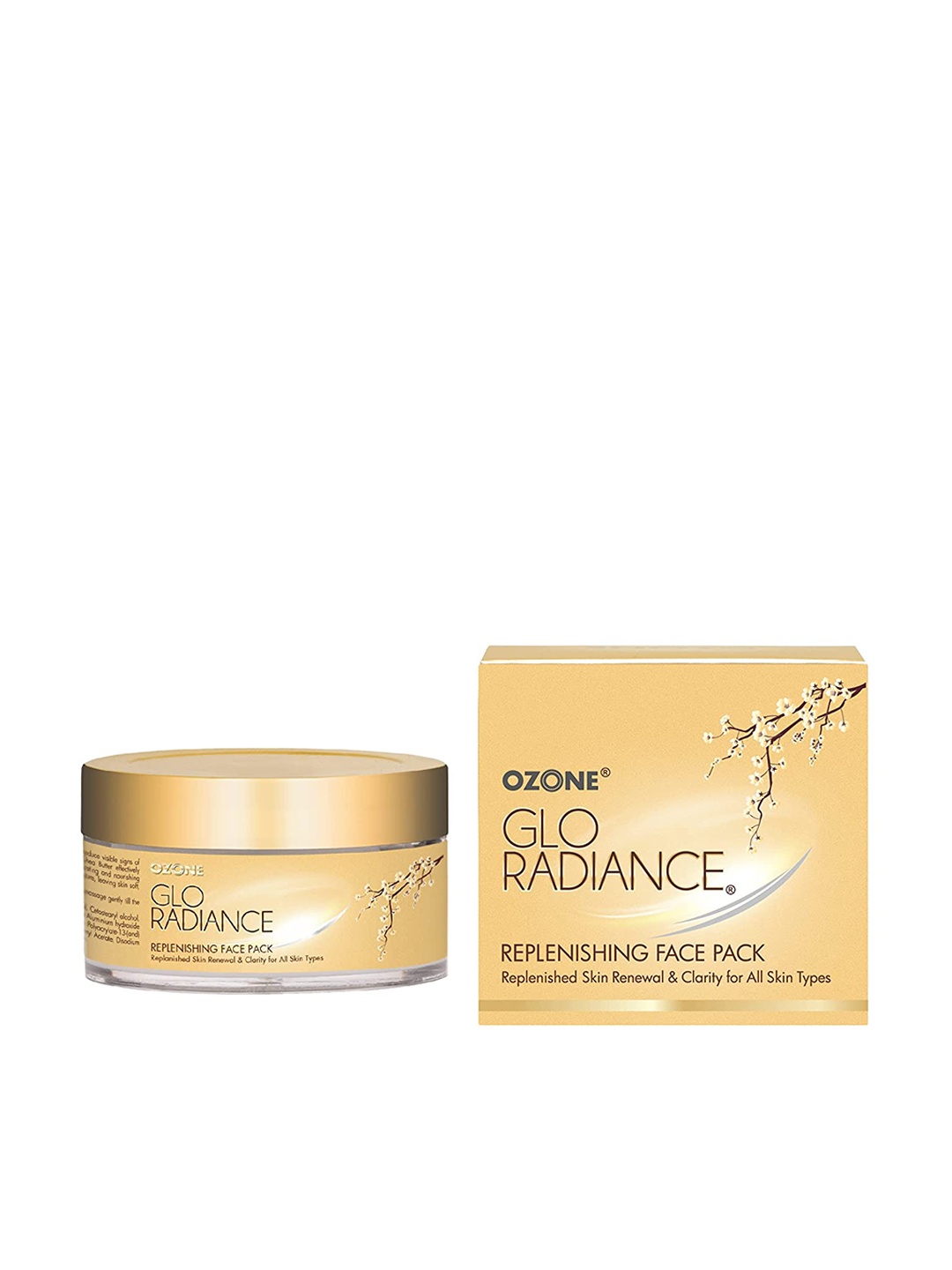 

Ozone Glo Radiance Replenishing Face Pack - 200 g, Gold