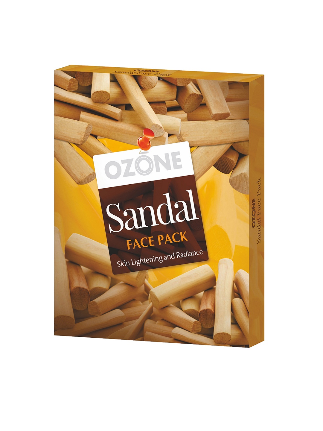 

Ozone Set of 10 Sandal Face Pack - 25 g Each, Yellow