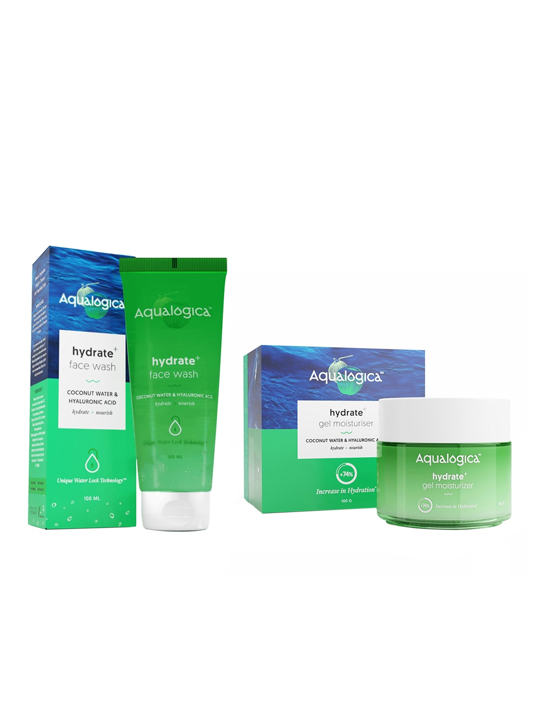 

Aqualogica Hydrate+ Freshness Duo Combo, Green