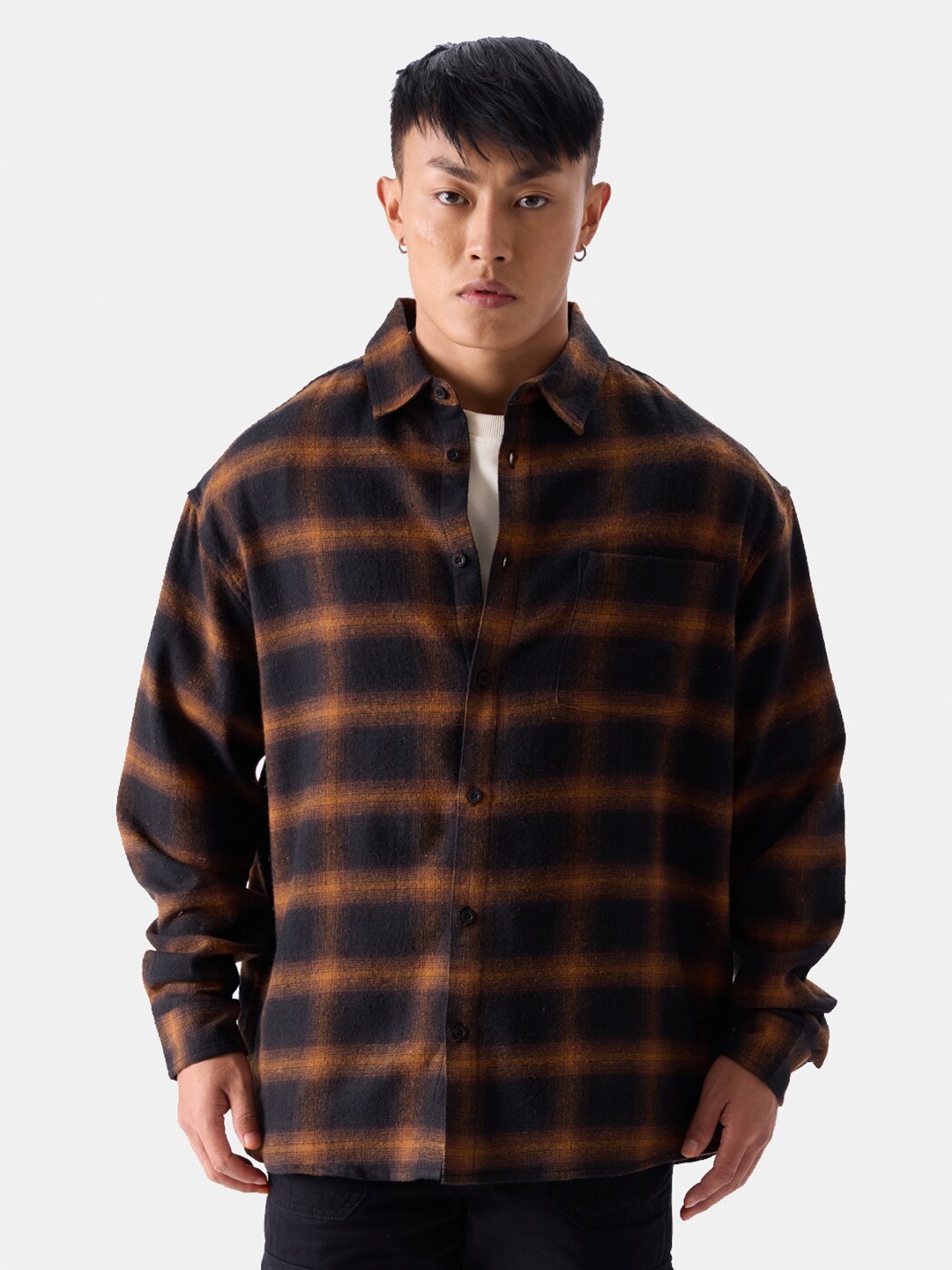 

The Souled Store Men Multicoloured Opaque Checked Casual Shirt, Multi