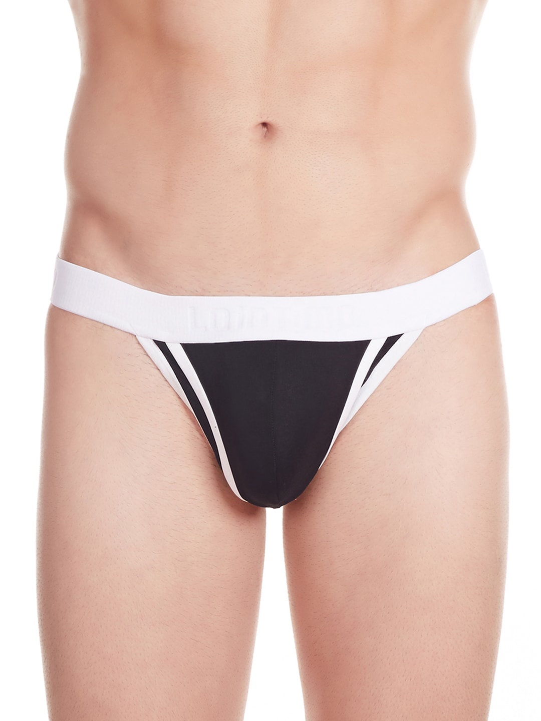 

La Intimo Men Black Racer Jock