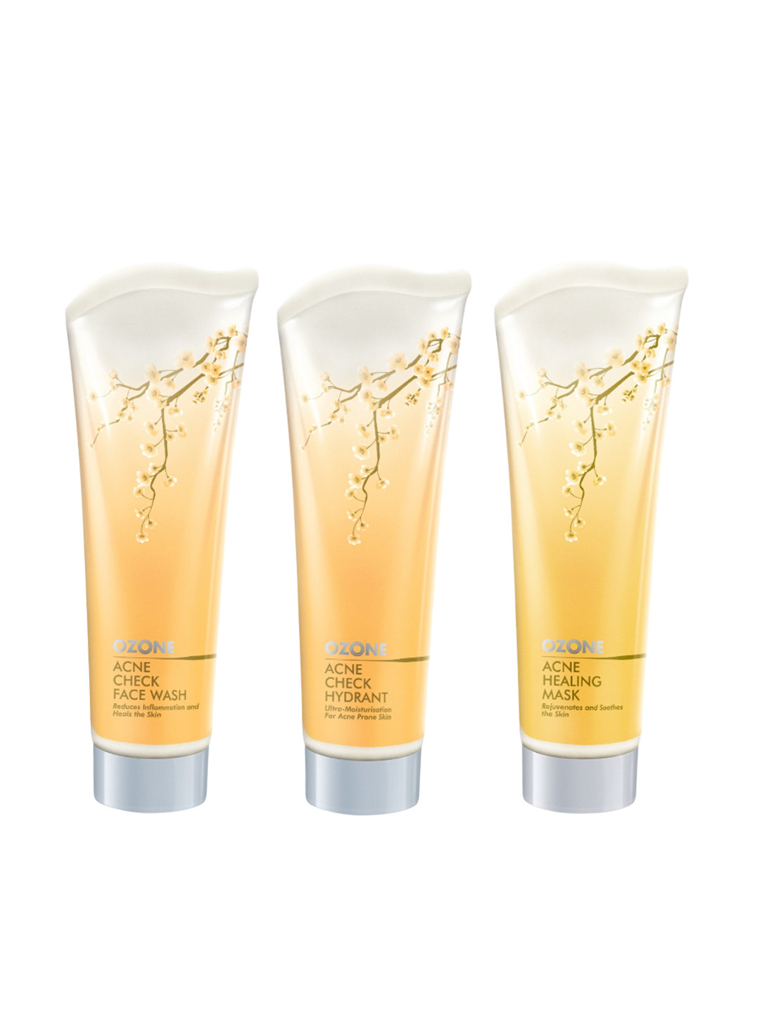 

Ozone Anti Acne Face Care Combo -Acne Face Wash, Acne Hydrant & Acne Healing Face Mask, Orange