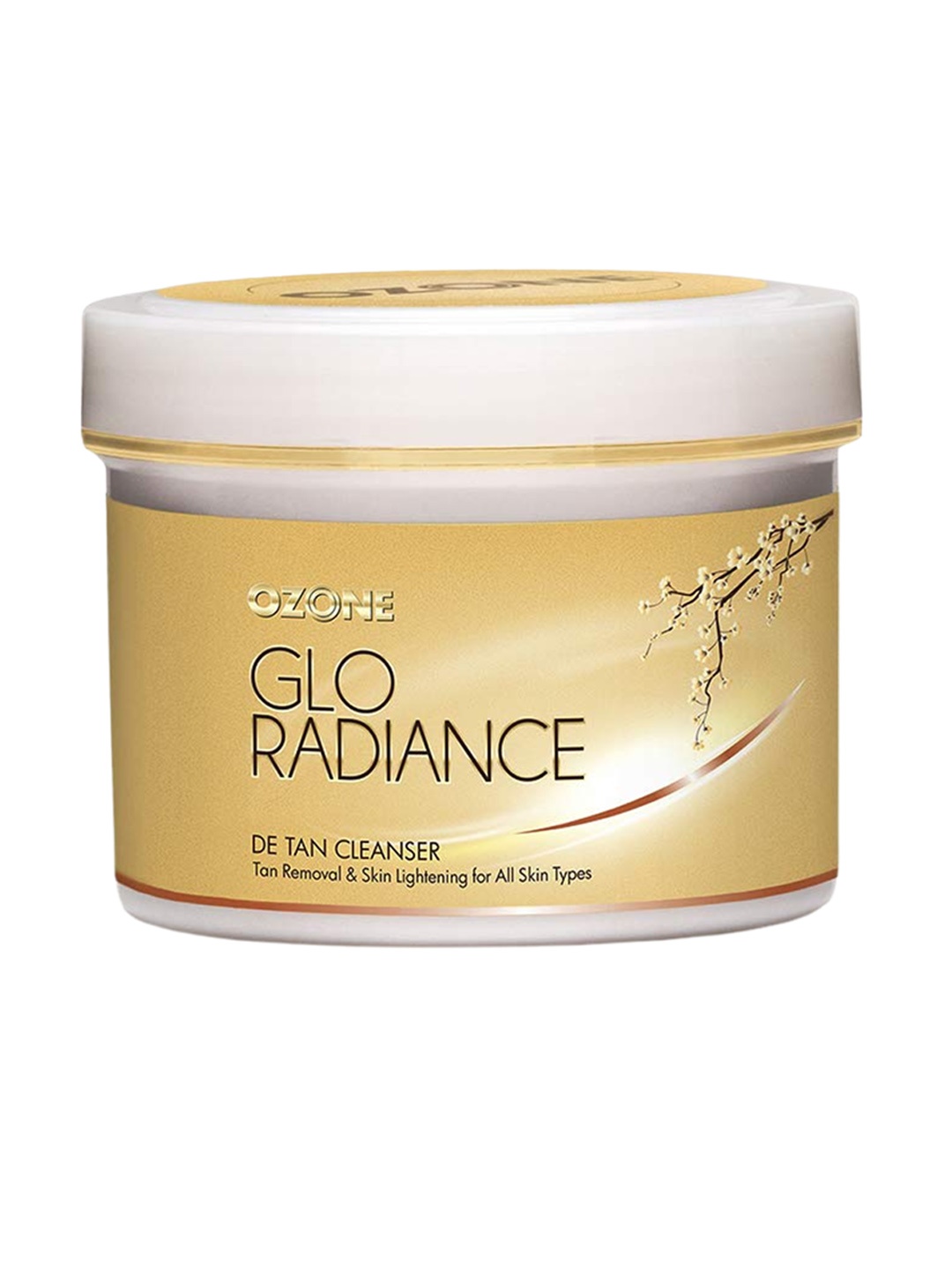 

Ozone Glo Radiance De Tan Facial Cleanser with Cucumber & Shea Butter - 250g, Gold