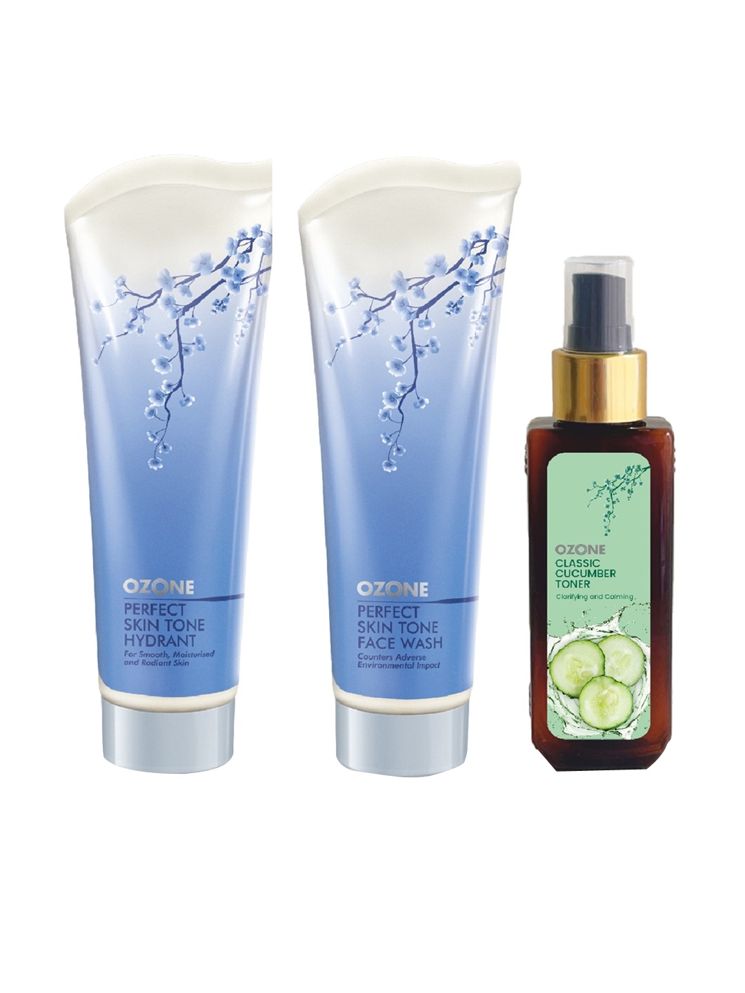 

Ozone Combo of 2 Face Wash & 1 Classic Cucumber Toner- 100gm Each, Blue