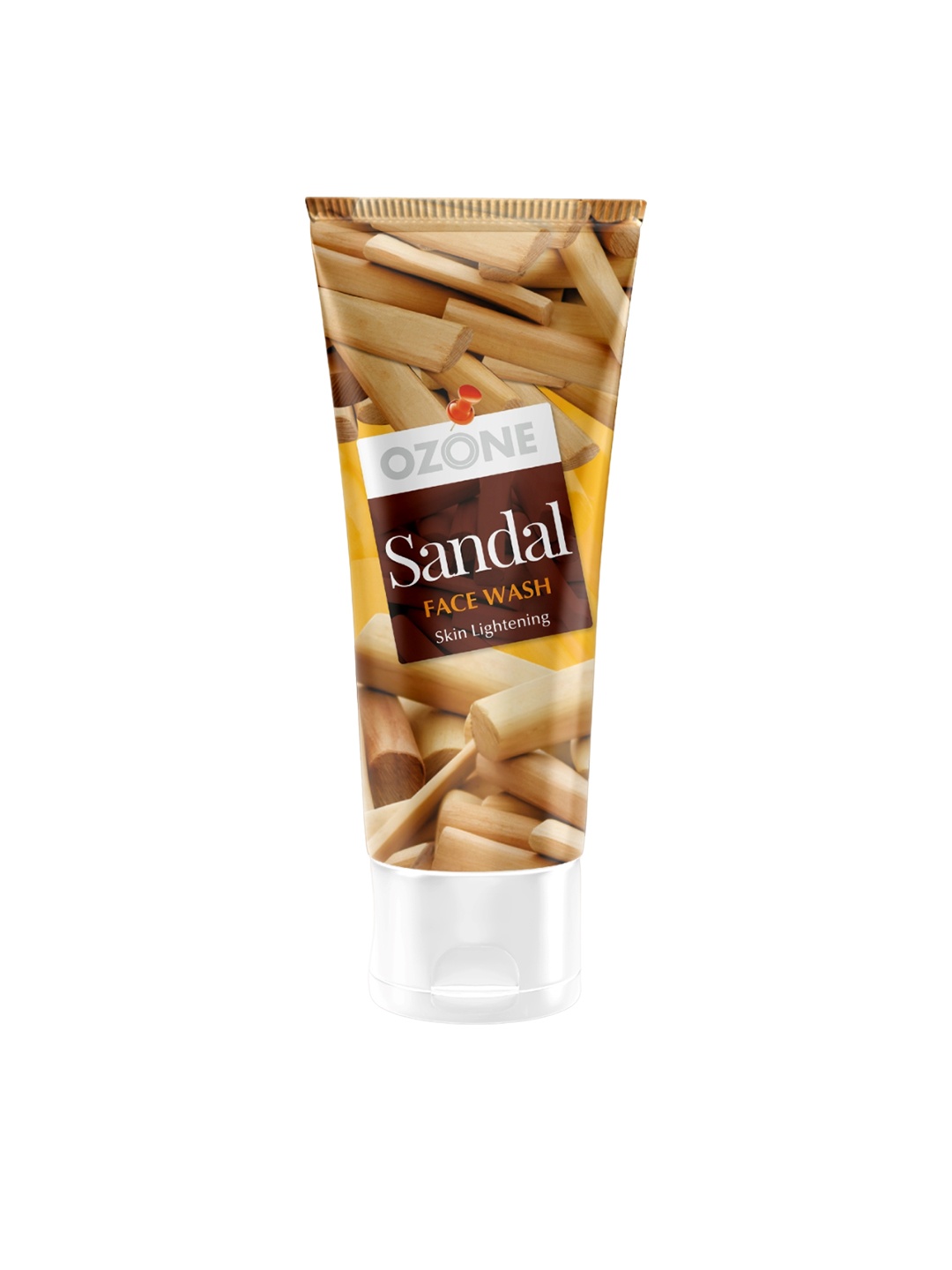 

Ozone Sandal Face Wash with Aloe Vera & Cucumber for Skin Lightening - 60ml, Yellow