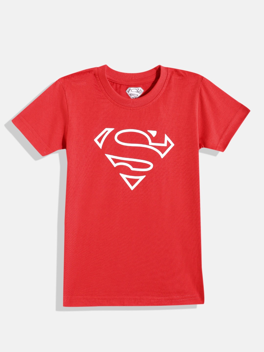 

Eteenz Boys Superman Printed Cotton T-shirt, Red