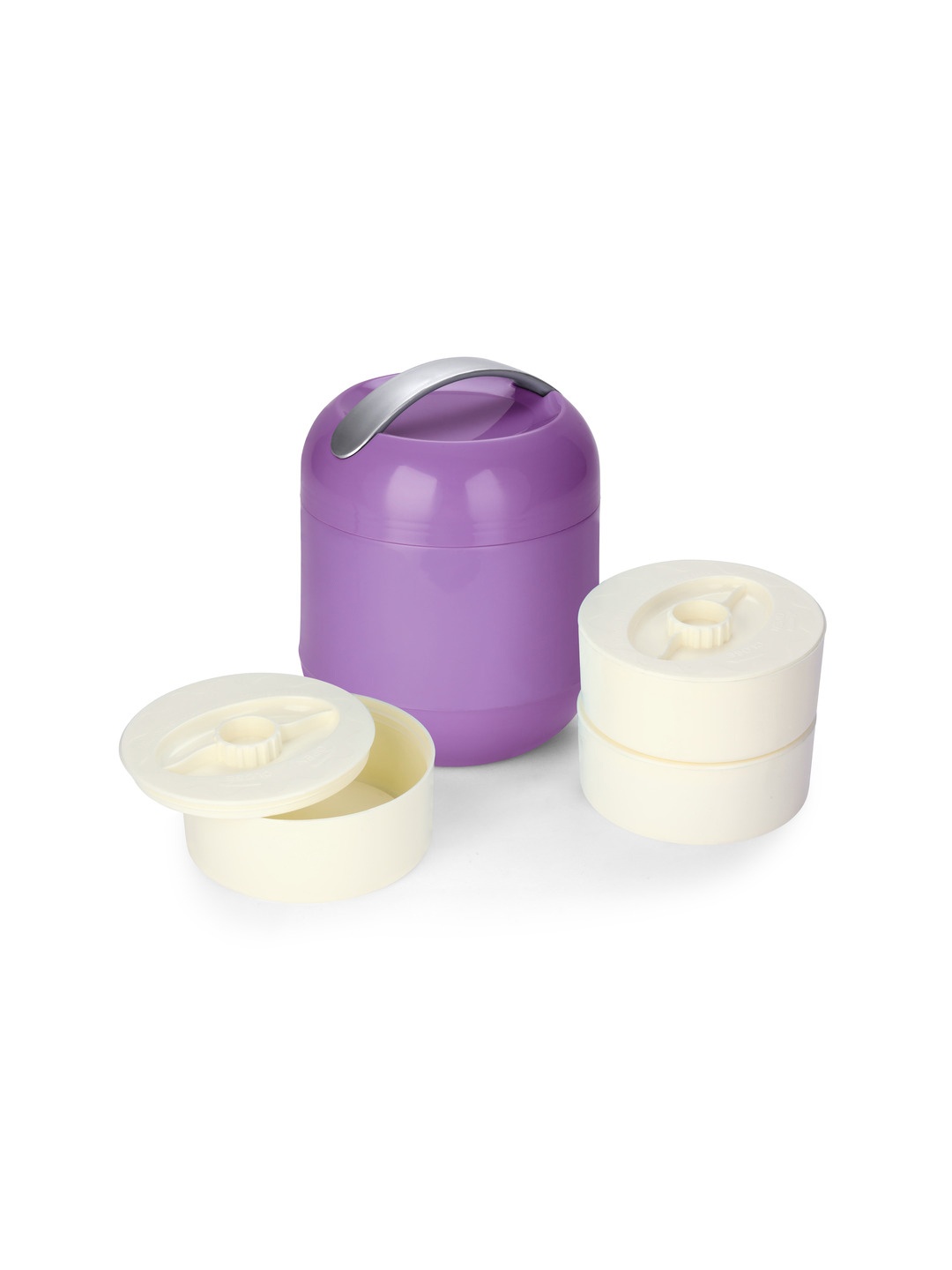 

SOPL-OLIVEWARE Violet 3 Pieces Leak Proof Lunch Boxes