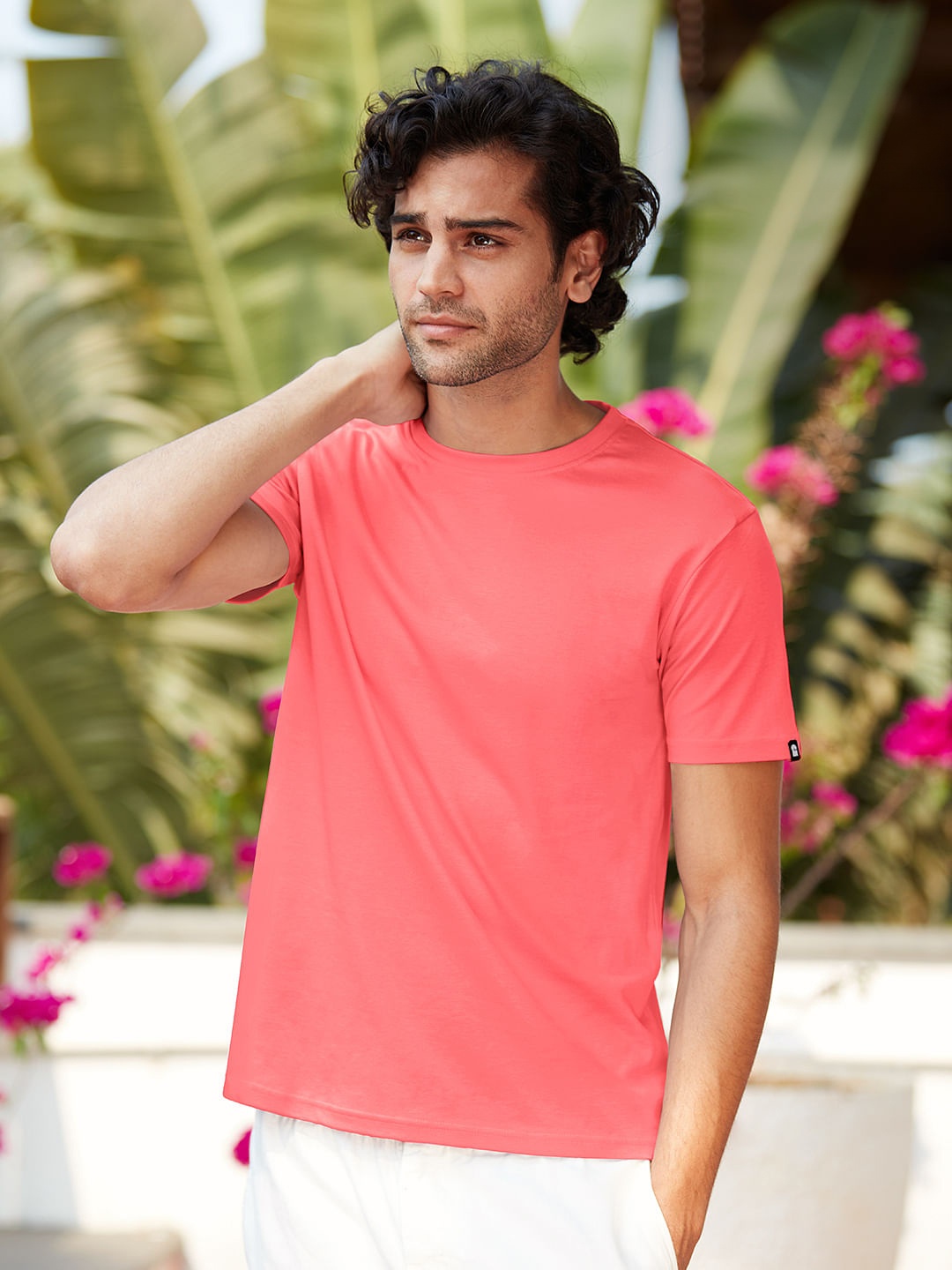 

The Souled Store Pink Round Neck T-shirt