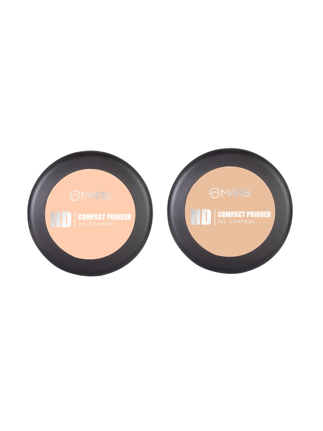 

MARS Ultra Fine Matte HD Oil Control Compact Powder-8 gm-Nutmeg-05-Brown Sugar-04, Beige