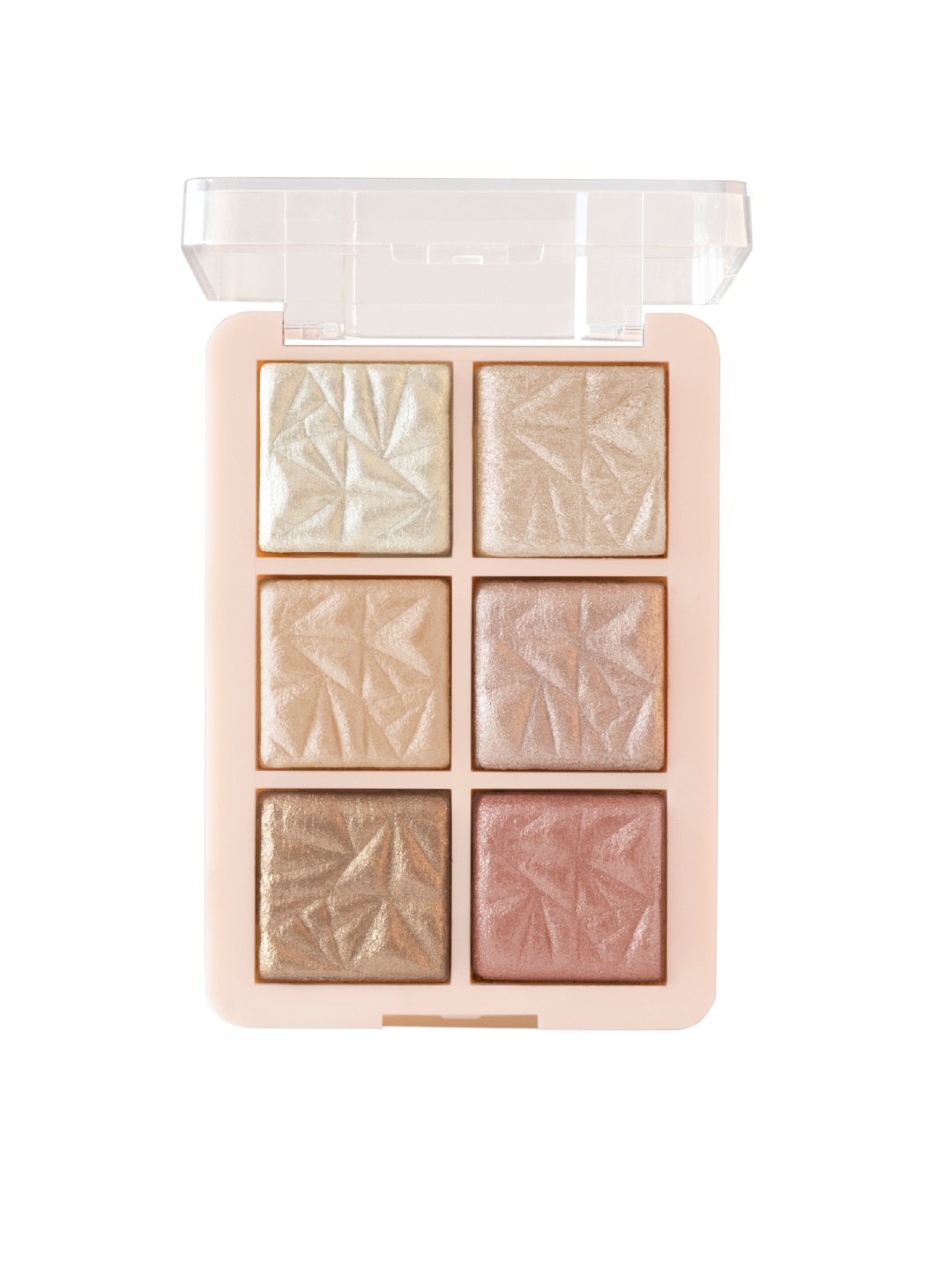 

MARS Glowzilla Palette 6 Shade Long Lasting Illuminating Highlighter -12gm-Shade 02, Nude