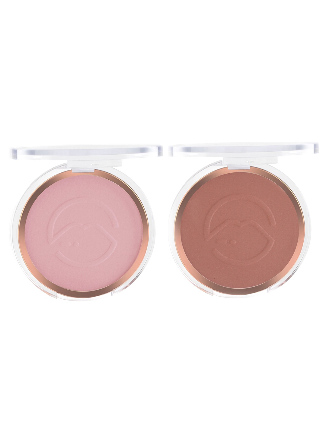 

MARS Set of 2 Flush of Love Highly Pigmented Matte Face Blusher - Shade 02 & 06, Brown