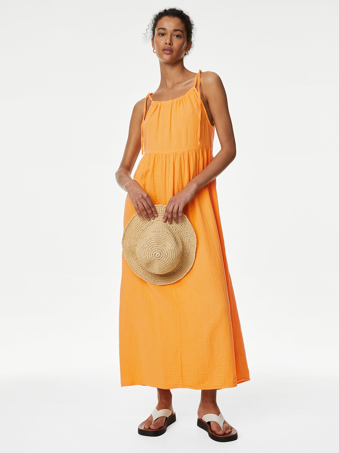 

Marks & Spencer Orange Maxi Dress