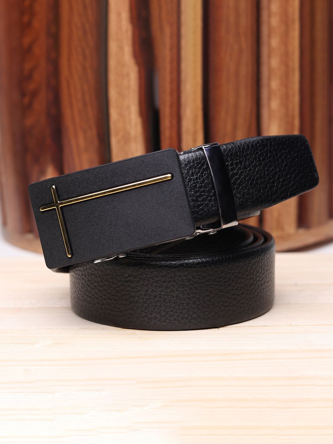 

Kastner Men Artificial Leather Formal Belt, Black