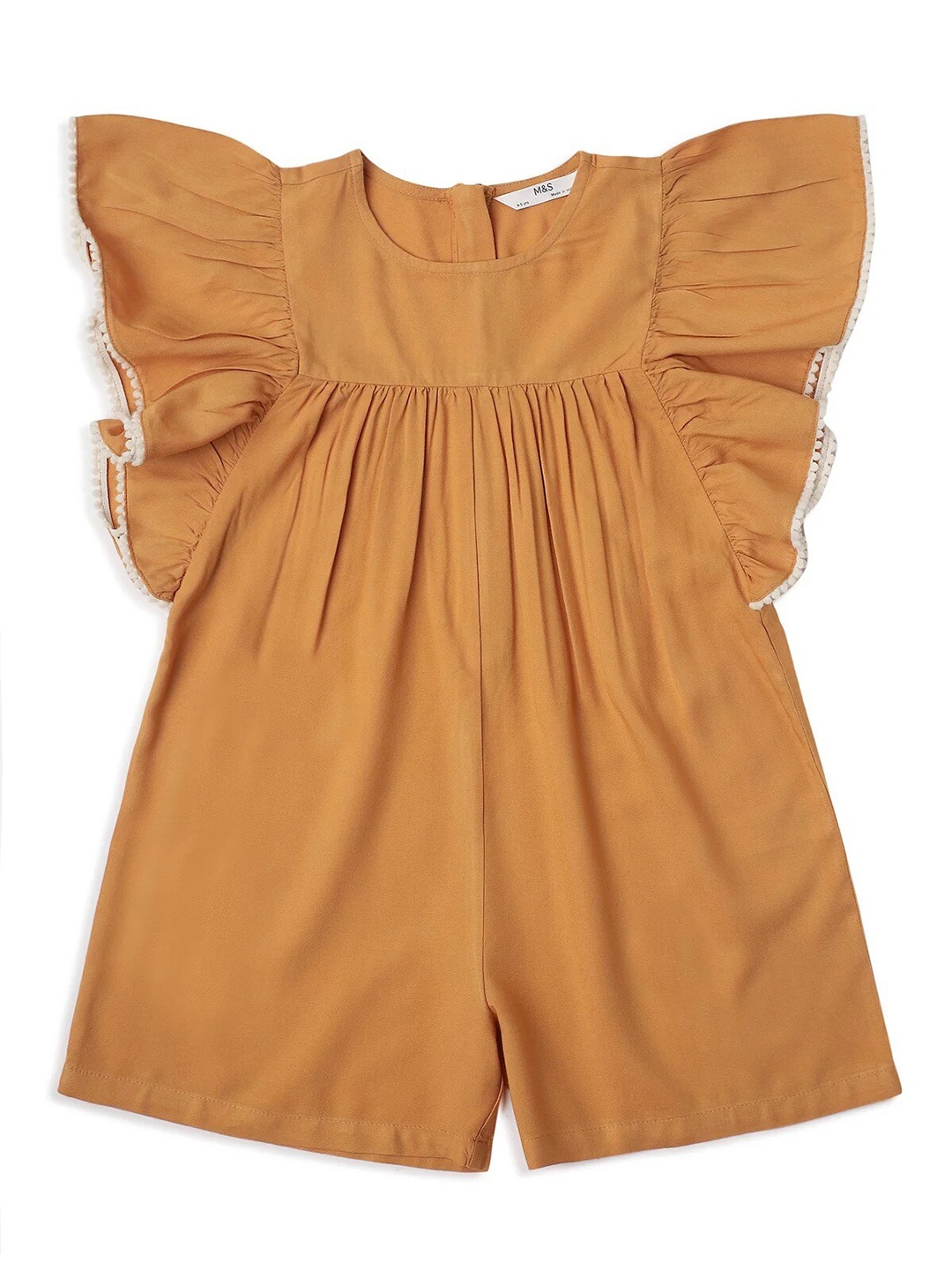 

Marks & Spencer Girls Flutter Sleeve Jumpsuit, Orange