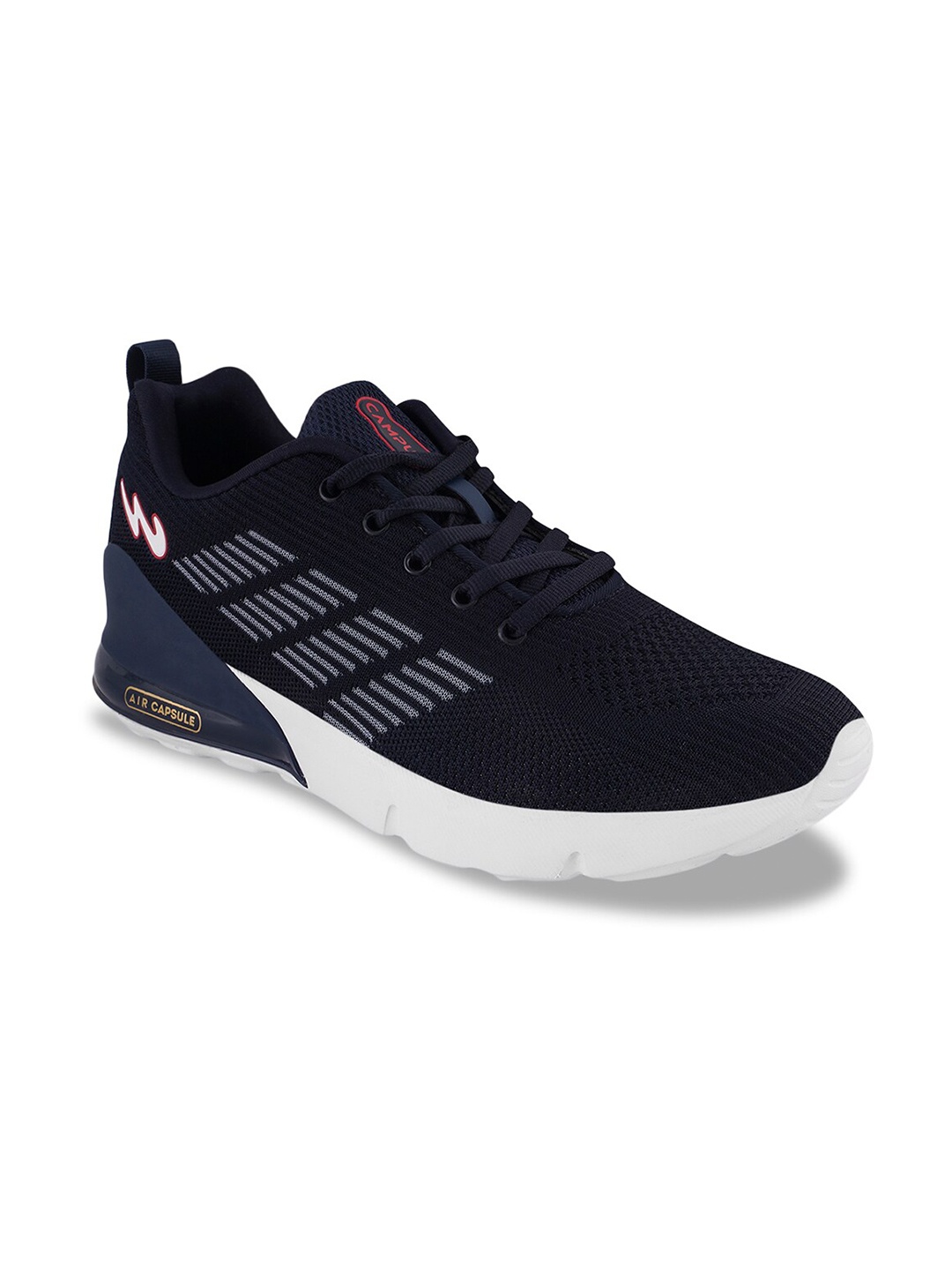 

Campus Men Mesh Running Shoes, Navy blue