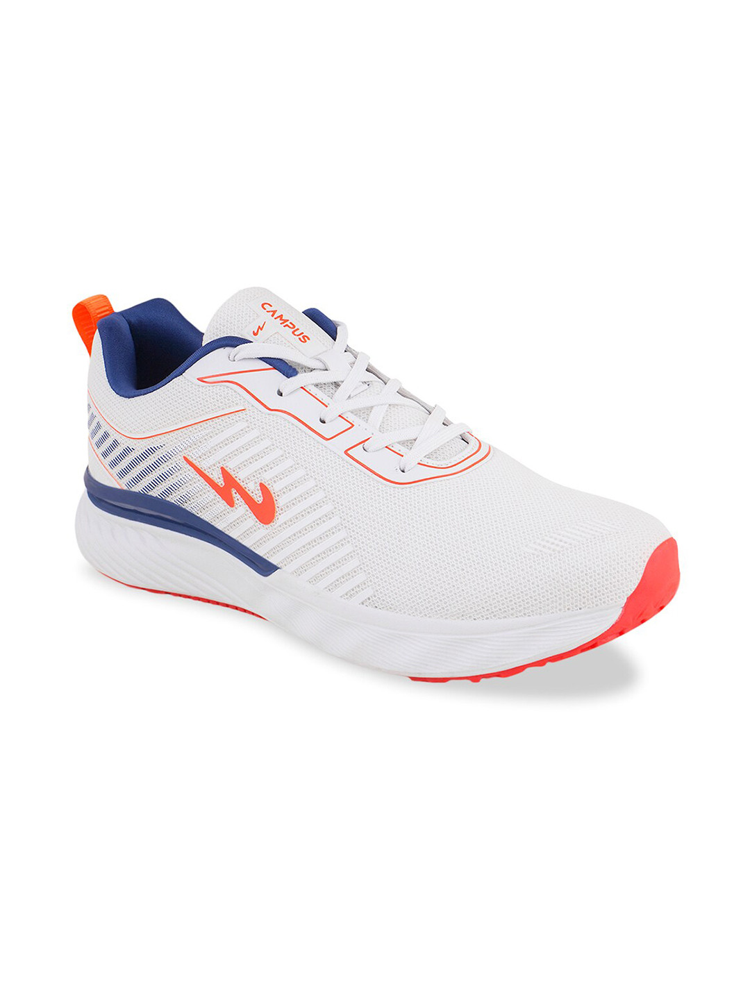 

Campus Men Mesh Running Shoes, White